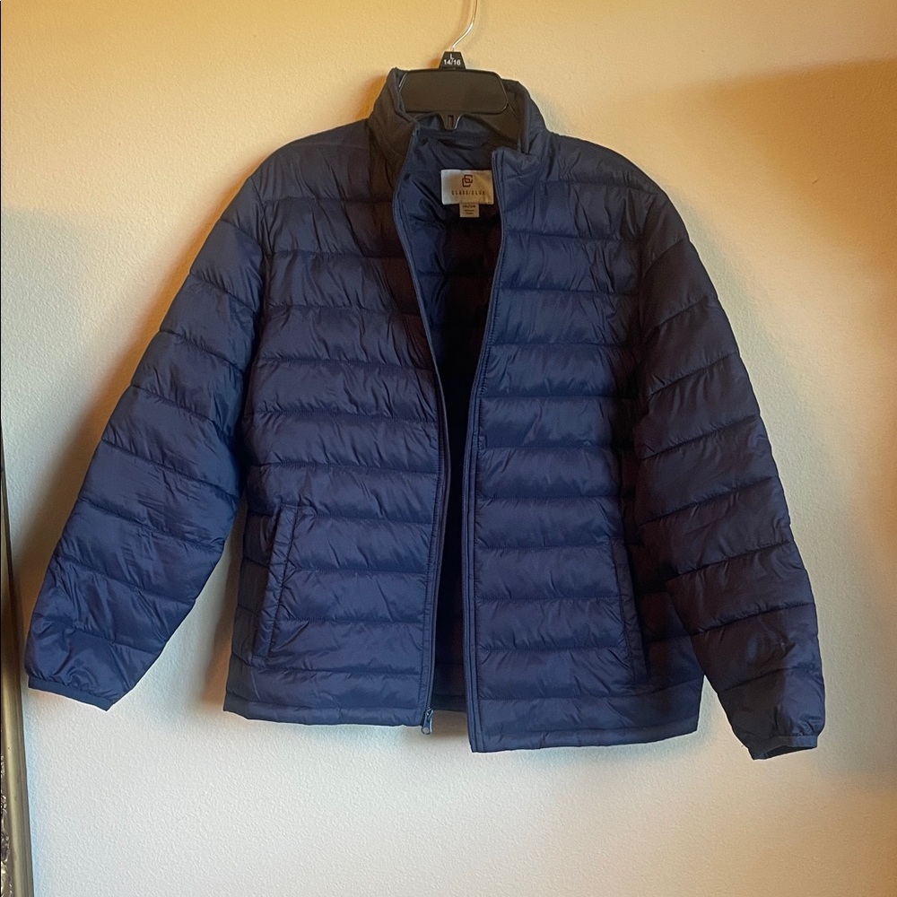 Class Club boys 18/20 Navy quilted Puffer Jacket for outdoor wear